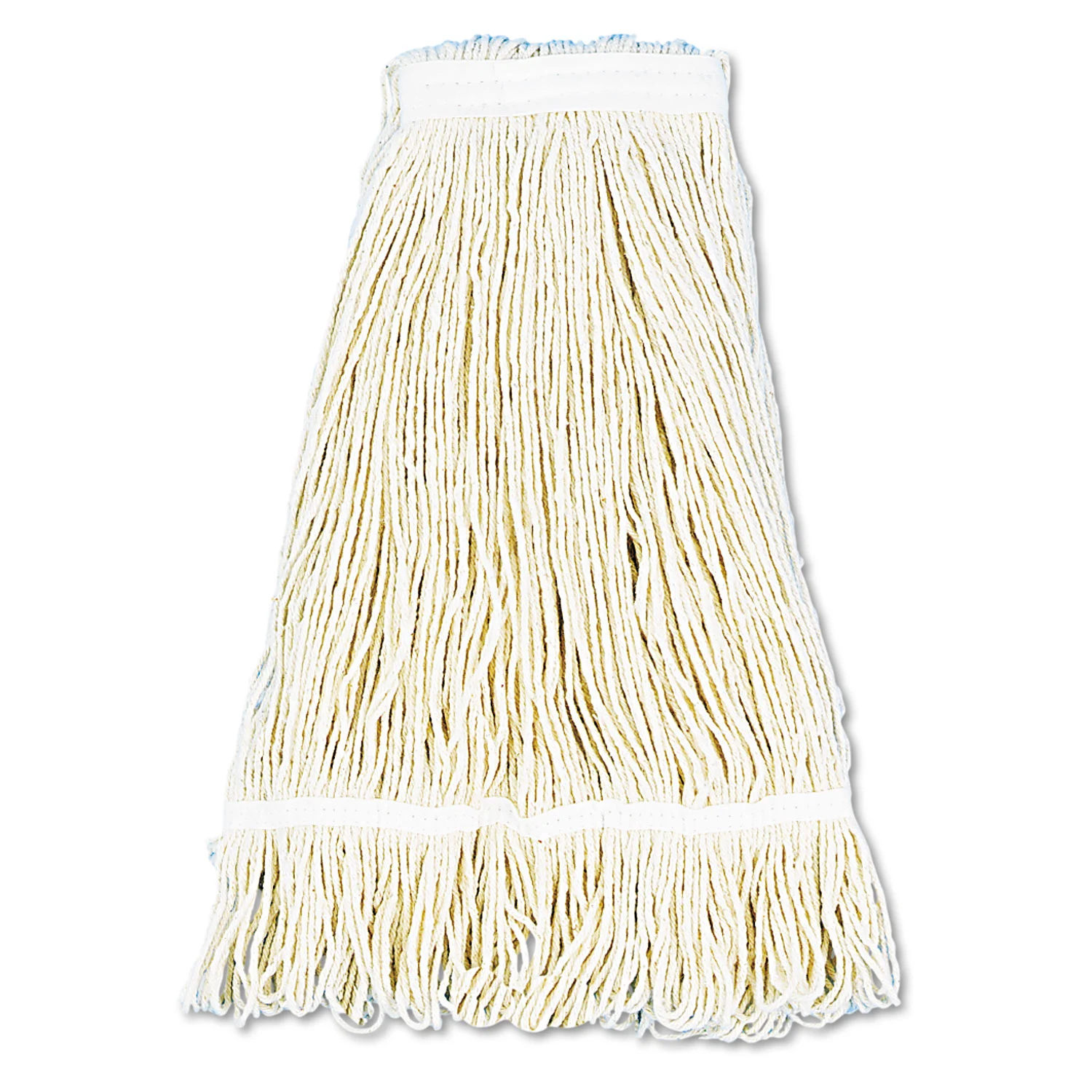 96459.webp Boardwalk BWK424CCT Pro Loop Web/Tailband Wet Mop Head, Cotton, 24oz, White, 12/Carton (BWK424CCT)